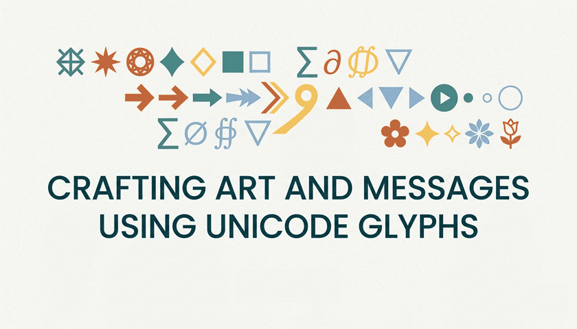 crafting art and messages