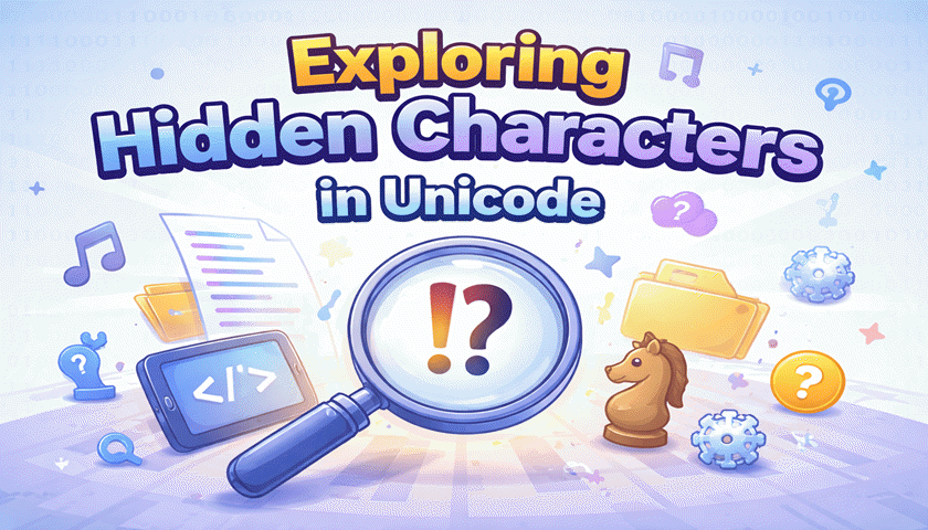 hidden characters