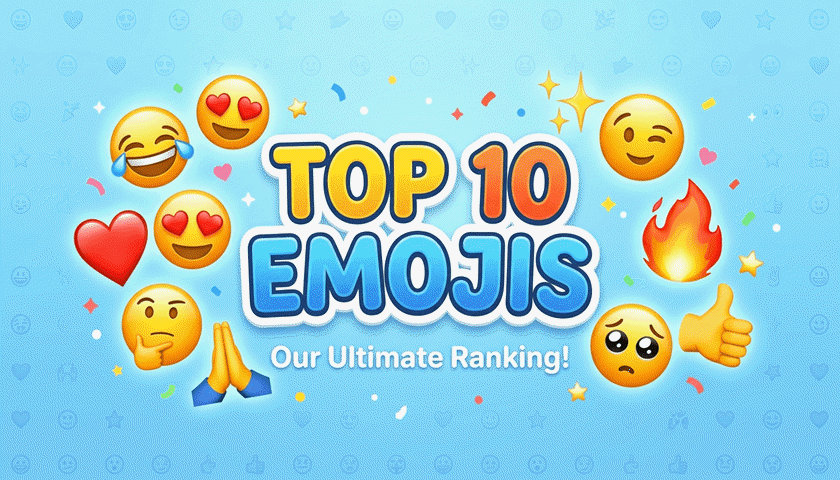 top 10 emojis
