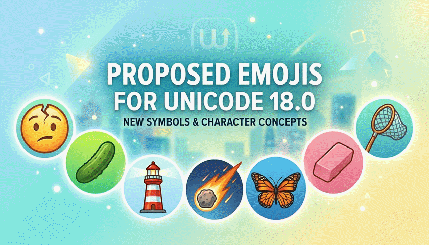 Emojis Unicode v18