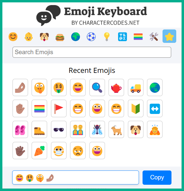 Emoji Keyboard Extension