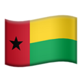Flag Guinea Bissau Emoji Apple