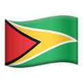 Flag Guyana Emoji Apple