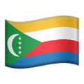 Flag Comoros Emoji Apple