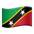 Flag St Kitts Nevis Emoji Apple