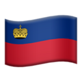 Flag Liechtenstein Emoji Apple
