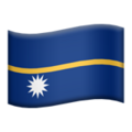 Flag Nauru Emoji Apple
