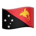 Flag Papua New Guinea Emoji Apple