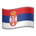 Flag Serbia Emoji Apple