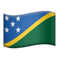 Flag Solomon Islands Emoji Apple