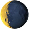 Waning Crescent Moon Emoji Apple