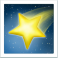 Shooting Star Emoji Apple