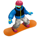 Snowboarder Emoji Apple