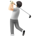 Person Golfing Emoji Apple