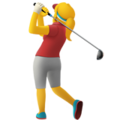 Woman Golfing Emoji Apple