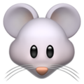 Mouse Face Emoji Apple