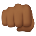 Oncoming Fist Emoji Apple