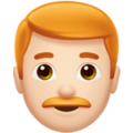 Man Red Hair Emoji Apple