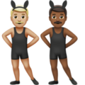 Men With Bunny Ears Emoji Apple