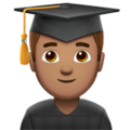 Man Student Emoji Apple