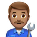 Man Mechanic Emoji Apple