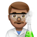 Man Scientist Emoji Apple