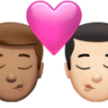 Kiss Man Man Emoji Apple