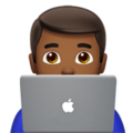 Man Technologist Emoji Apple