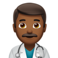 Man Health Worker Emoji Apple