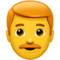 Man Red Hair Emoji Apple