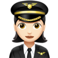 Woman Pilot Emoji Apple