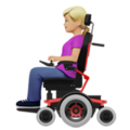 Woman In Motorized Wheelchair Emoji Apple