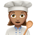 Woman Cook Emoji Apple