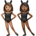 Women With Bunny Ears Emoji Apple