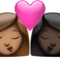 Kiss Woman Woman Emoji Apple