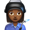 Woman Factory Worker Emoji Apple