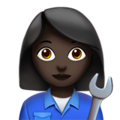 Woman Mechanic Emoji Apple