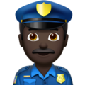 Man Police Officer Emoji Apple