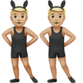 Men With Bunny Ears Emoji Apple