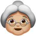 Old Woman Emoji Apple