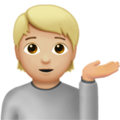 Person Tipping Hand Emoji Apple