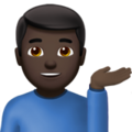Man Tipping Hand Emoji Apple