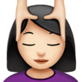 Woman Getting Massage Emoji Apple