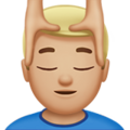 Man Getting Massage Emoji Apple