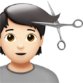 Person Getting Haircut Emoji Apple