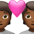 Couple With Heart Emoji Apple