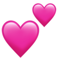 Two Hearts Emoji Apple
