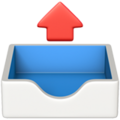 Outbox Tray Emoji Apple