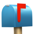 Closed Mailbox With Raised Flag Emoji Apple