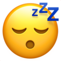 Sleeping Face Emoji Apple